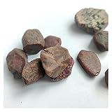 LQYXGS Decoración para el hogar con Piedras de Cristal 1-5CM Real Corindum Natural Rubí Rojo Gemas ásperas Espécimen Minal Curación Piedras Cristales Naturales de Cuarzo(100g)