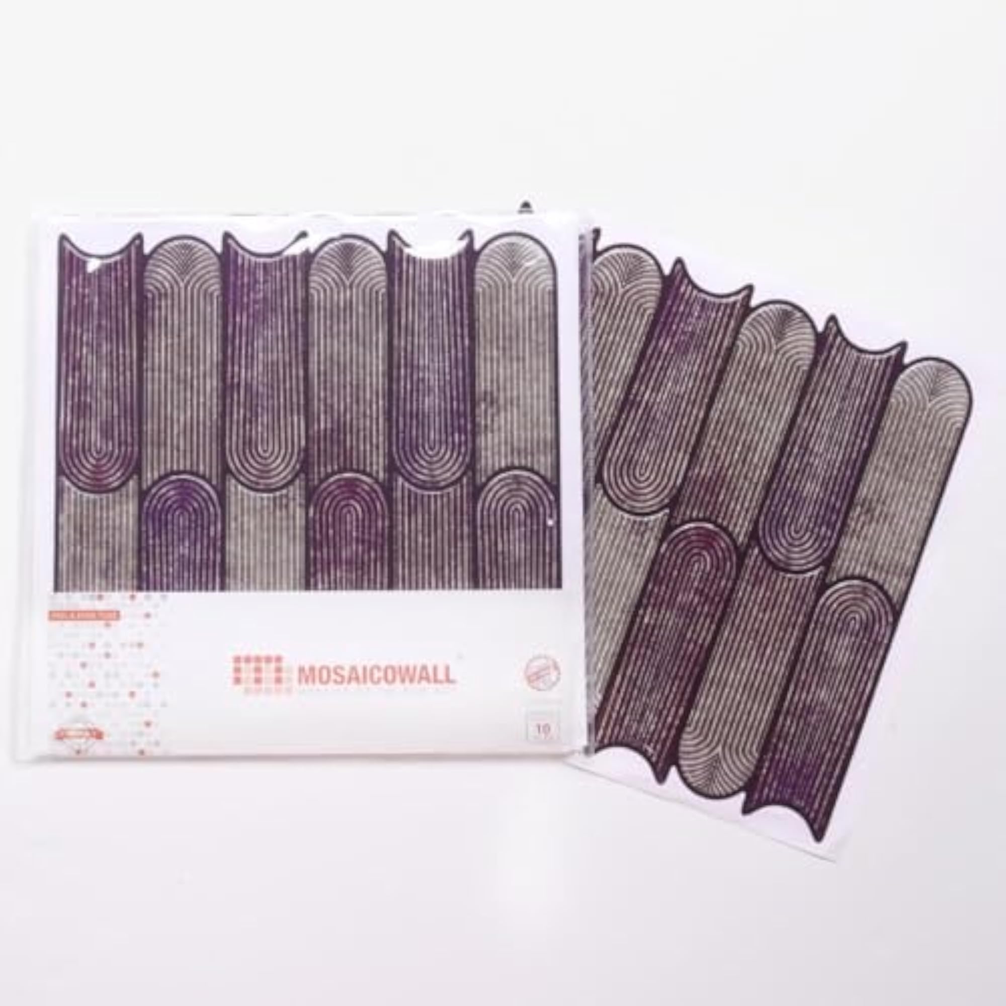 3D Teal & Purple Peel & Stick Tiles, Easy DIY Backsplash