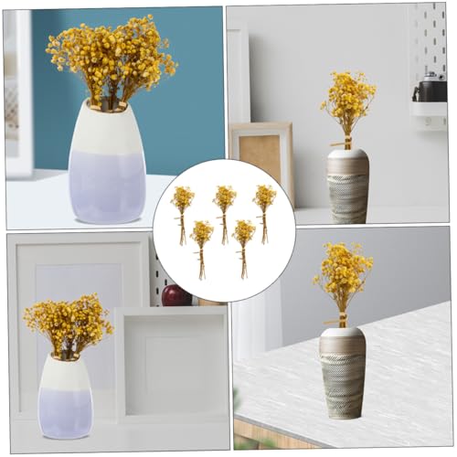 5 unidades ramilletes naturales secos de flor Gypsophila miniatura 2
