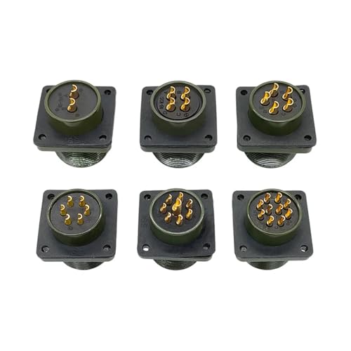 Conector circular 5015 militar MS3102 resistente y seguro con socket 18-8P para señal continua 7