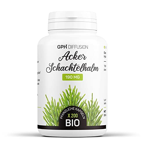 Bio Zinnkraut (Ackerschachtelhalm) - 190mg- 200 Kapseln Cover