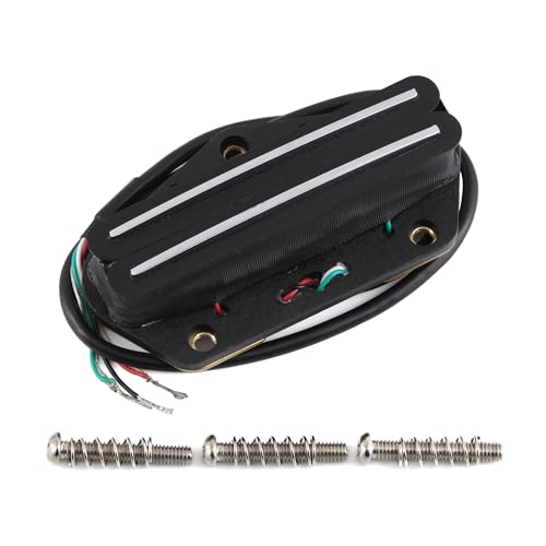 FLEOR Alnico 5 TL Pickup Hot Dual Rail Humbucker Bridge Pickup 9-10K