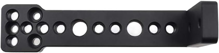 IPOTCH Gimbal Extension Rod Holder Handle Stabilizer 1/4 "and 3/8" Screw Holes Compatible With Mounting Brackets For DJI Ronin-S