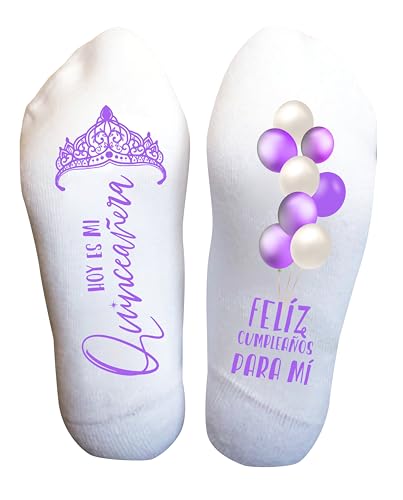 Quinceañera Birthday Socks - Mis Quince Gifts Ideas for Girls Teenager
