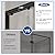 DELAVIN 56-59 in. Semi-Frameless Double Sliding Tub Door, Shower Doors, Bypass Bathtub Door, Tub Shower Door, SGCC Tempered Glass Doors with Explosion-Proof Film, Stainless Steel, Matte Black