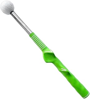 Anneth - Barra de práctica de swing de golf, 1 unidad, corrector de postura de golf, suministros de ejercicio, color verde