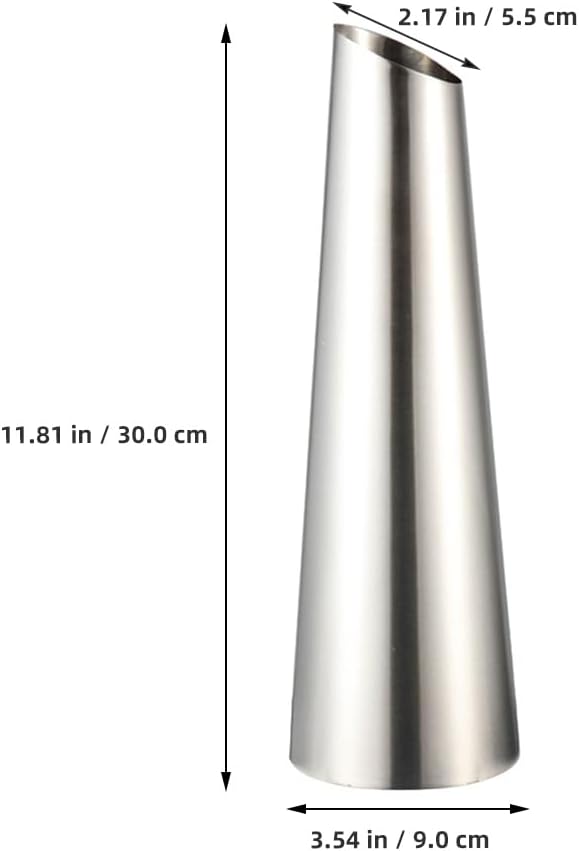 Stainless Steel Wine Divider and Dispenser with Aerator for Home Bars and Parties Handheld Dispenser and Carafe Metal 11.81 X 3.54 Inches