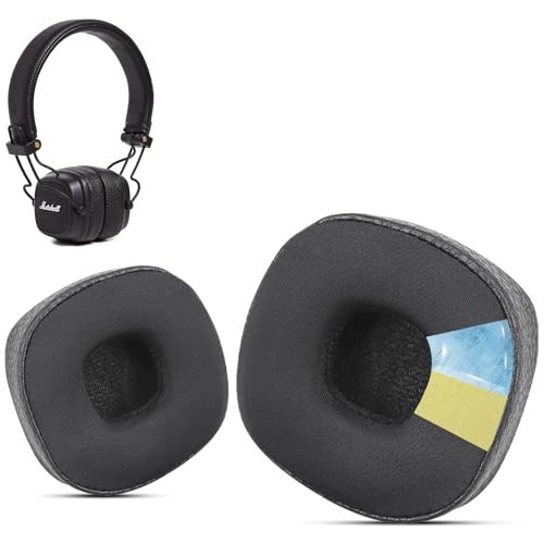 Krone Kalpasmos Replacement Earpads for Marshall Major III/IV Headphones, Ear Cushion Compatible with Marshall Major 3/4 Ear Pads, Cooling-Gel