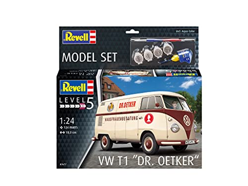 Revell 67677 Volkswagen T1 Bus Dr. Oetker Model Set 1:24 Scale 67677-Volkswagen Modellset – Bild 3