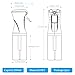 Eslcorri 2 Pack Continuous Spray Bottles for Hair, Ultra Fine Mist Water Sprayer Bottle for Hairstyling, Plants, Cleaning, Salons, Makeup, Beauty, Skin Care, Travel, Pets (2pk 6.8 OZ / 200 ML)