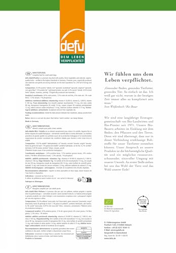 defu Hundefutter | 1 x 800 g | Adult Mini Bio Geflügel | Premium Bio Trockenfutter für kleine, ausgewachsene Hunde