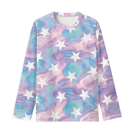 Image of Girls Basic Tee Shirts Outdoor Long Sleeve Shirt Winter Clothes Size 3-16 Top Fall Clothes Gift for Holiday