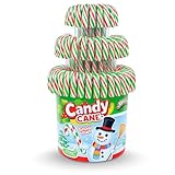 Candy Cane Bastones Navideños Comestibles – 100 unidades x 12 g – Sabor Fresa y Multicolor – Dulces de Navidad para Decoración, Regalos y Fiestas - Pack Laborawi (Verde/Blanco)