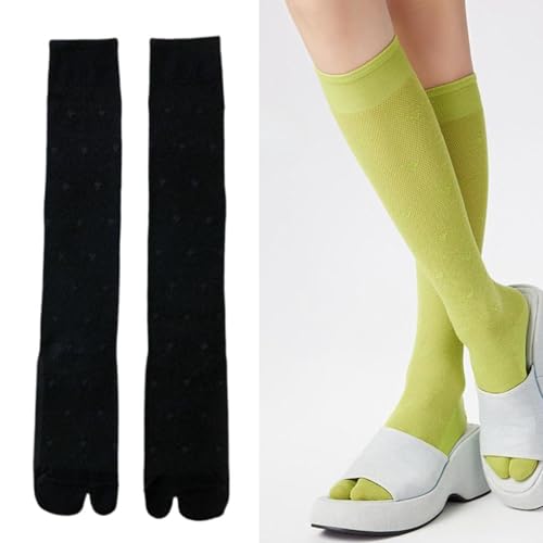 Thin Long Tabi Sandal Socks Calf Socks for Women3