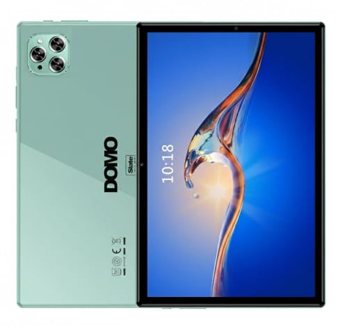 DOMO Slate SL39 10.1-Inch 4G Tablet PC, inbuilt Storage, 4GB RAM + 32GB,1TB Expandable, Bluetooth, Dual SIM Slot, Octa Core CPU, GPS, (Green) view 2