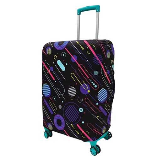 Image of Printed Travel Luggage Cover for Suitcase - Stretchable & Scratchproof Trolley Bag Protector