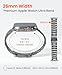 FiNESTONE Premium Titanium Band Compatible with Apple Watch Ultra 2 & Ultra 49mm, Scratch-Resistant DLC Coating Metal Link Bracelet with Secure Folding Buckle, Adjustable Strap for Men - Titanium Grey