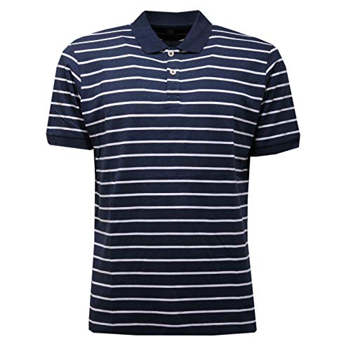 Polo uomo blue en coton Eleventy 3241AC pour homme