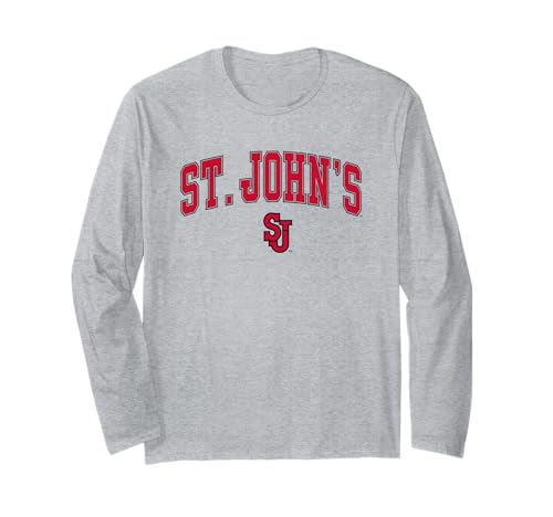 St. John's Red Storm Arch Over Logo Officially Licensed Long Sleeve T-Shirt