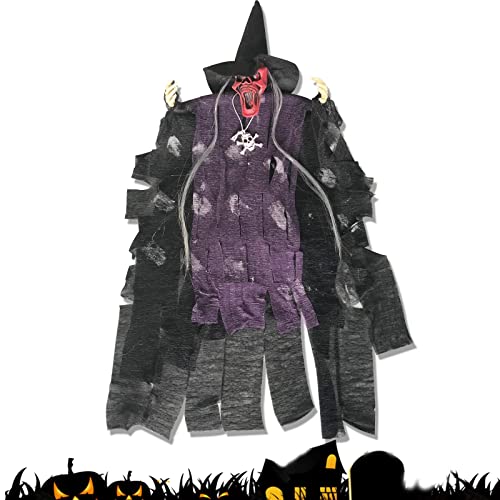 Halloween Hängedekorationen Klettern Dead Zombie Monster Prop mit Haken, Halloween Dekorationen für Spukhaus Requisiten Dekor, Terrasse Dekoration, Halloween Outdoor Indoor Decor (38.1 x 63.5 cm) Cover