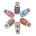 Produktbild Estwell 6 Paare Baby Antirutsch Socken Säugling Baby Jungen Mädchen Rutschfest Socken Kleinkind Dicke Baumwolle Niedlich Tier Socken (S (0-1 Jahre) (Herstellergröße: 0-6), Süße Katze)