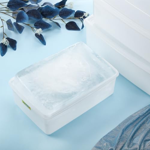 Molde de hielo grande Suclain 3 piezas plástico con tapa miniatura 6