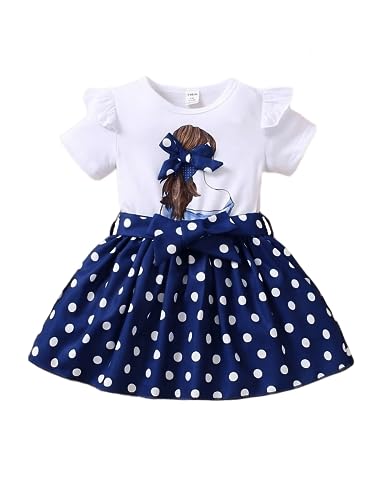 Image of Buy & Try Bali Lycra Fabrick Printed Girl Frock Dress
