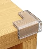 8-Pack Baby Safety Kit: Corner & Edge Guards with 3M Tape - Furniture Protectors for Child Proofing Tables | Cushioned Bumpers for Home & Nursery, Clear