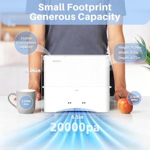 Image of Touchless Vacuum Automatic Dustpan, 20Kpa Suction, Compact Baggless Design