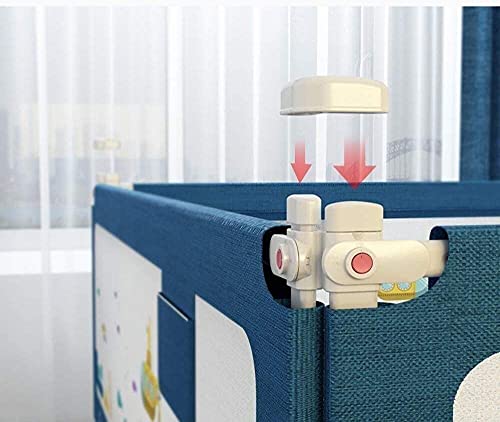 Riel de Cama para niños portátil y plegable anticuadas de 200cm 4