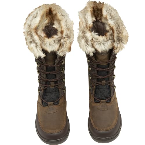 Image of Helly Hansen Womens Garibaldi VL Insulated Winter Boots | Insulated Waterproof Nubuck Leather, Faux Fur Lined, Eco Ortholite Comfort Footbed, Max-Grip Outsole