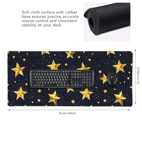 Grand tapis de souris de jeu anti-glisse pour clavier d'ordinateur - 2