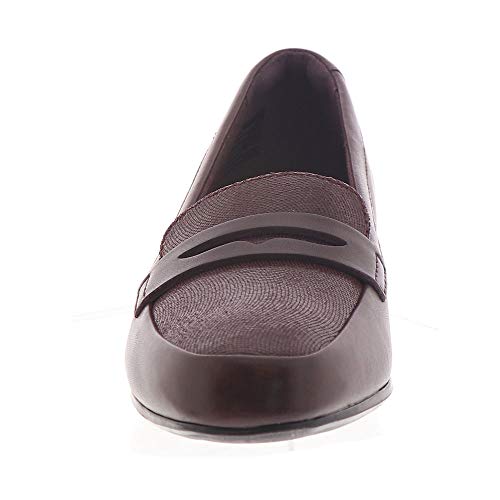 Image of Clarks Womens 26153195 Burgundy Loafer