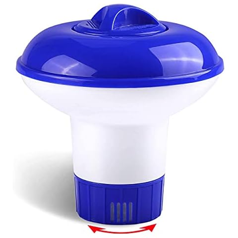 Chlorine Dispenser,Small Chlorine Floating Dispenser,Hot Tub Floating Bromine,Chlorine Tablet Dispenser for Swimming Pool,Water Park, Spa Cover