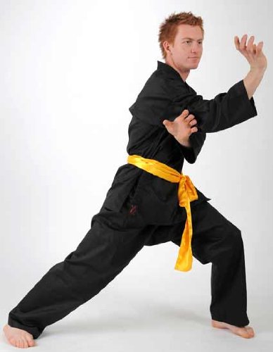DOUBLE Y Kimono Karate Vo Phuc Noir