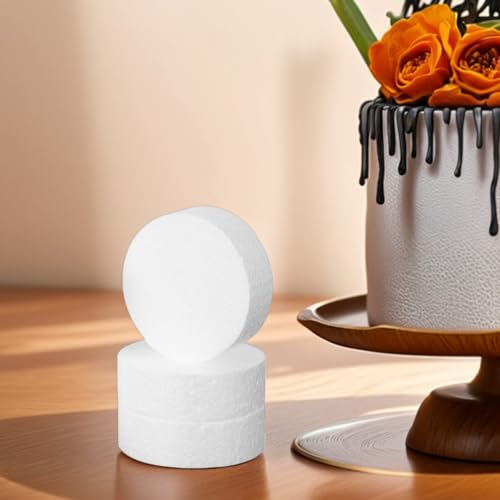 Cilindros de espuma para proyectos de bricolaje con acabado liso para adornos artísticos 7