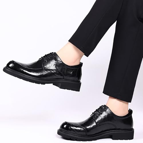 Men's Leather Shoes Anti-Slip Rubber Sole Classic Business Formal Wedding Slip-Resistant Casual Dress Shoes4