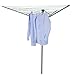 Produktbild JVL 30 m Compact and Robust 3-Arm Steel Rotary Clothes Airer Drier, Green by JVL