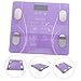 COLLBATH Intelligent Home Electronic Weight Scale Precise LED Display Digital Monitor for Household Use Creative Battery Style Design Purple Energy Saving Without Included Batteries
