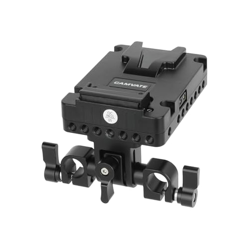 Placa de batería V-Mount con salidas D-Tap múltiples para expandir la autonomía de tu rig de 15mm