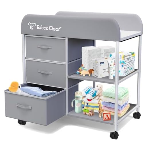 Portable Baby Changing Table with Storage