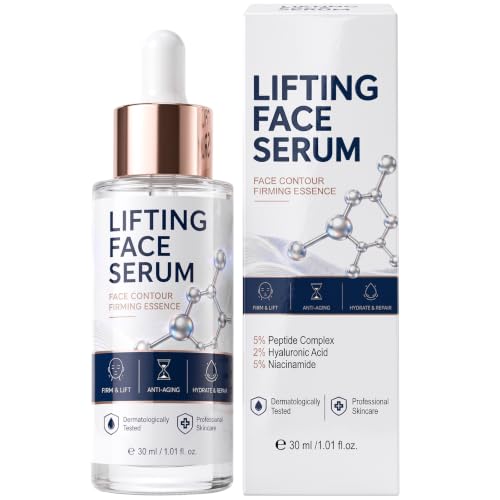 CURECURE Face Lift Serum Instant Face Tightener Daily Moisture Firming Essence Daily Hydrating Skincare Nourishing Moisture For Women Smooth Texture Quick Absorb 30ml