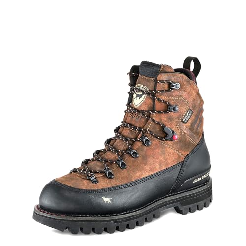 Irish Setter, Elk Tracker XD, Men’s, 8', Waterproof, Insulated 200g, Hunting Boot, Field Camo/Black, 13 D (Medium)