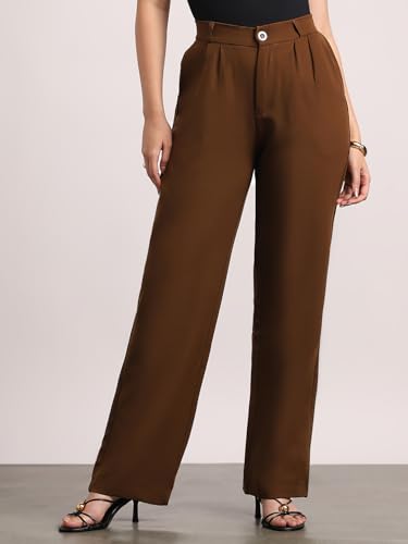 Image of Urbano Fashion Women's Loose Baggy Fit Solid Korean Pants Stretchable