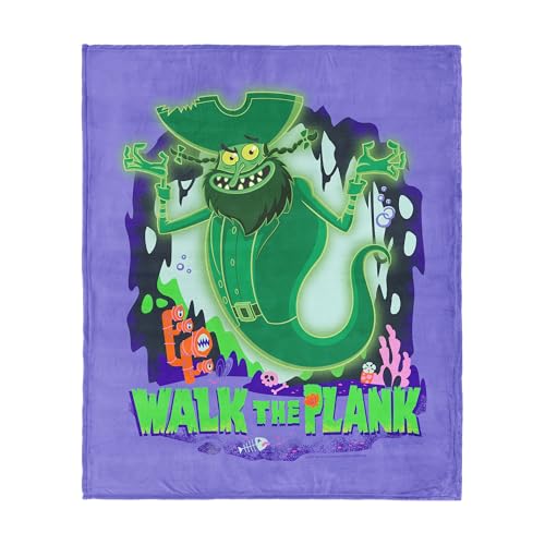 Spongebob Squarepants Walk The Plank Silk Touch Throw Blanket, Soft Plush Bed & Couch Cover, 50 x 60 Inches