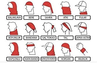 Bebo Store Extreme Spor Motor Ve Bisiklet Kullananlara Özel Desenli Buff Boyunluk Bandana Balaclava - Görsel 2