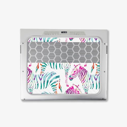 Image of MightySkins Carbon Fiber Skin Compatible with Alienware X14 R2 (2023) Full Wrap Kit - Zebra Mosaic | Protective, Durable Textured Carbon Fiber Finish | Easy to Apply & Change Styles | Made in The USA