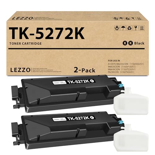 Image of Lezzo TK5272 Black Toner Cartridge 2-Pack TK-5272 TK-5272K Toner Cartridge