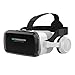 LONGLU Casco de realidad virtual 3D compatible con iPhone 16 15 Pro Max Mini X R 12 11 Samsung 4,7-6,7" Android Gafas de realidad virtual 3D para películas y videojuegos IMAX (Only)