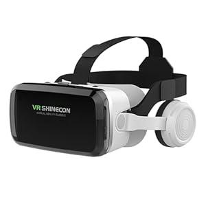 Bluetooth VR Headset 3D Virtual Reality Glasses for Mobile Phones with 4.7-6.7″ Screen, Compatible with iPhone and Samsung Android Cellphone Etc. VR Headset for Movies & Video Games IMAX